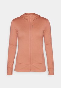 WOMEN QUANTUM ZIP HOODIE - Camisola com fecho - cedar wood