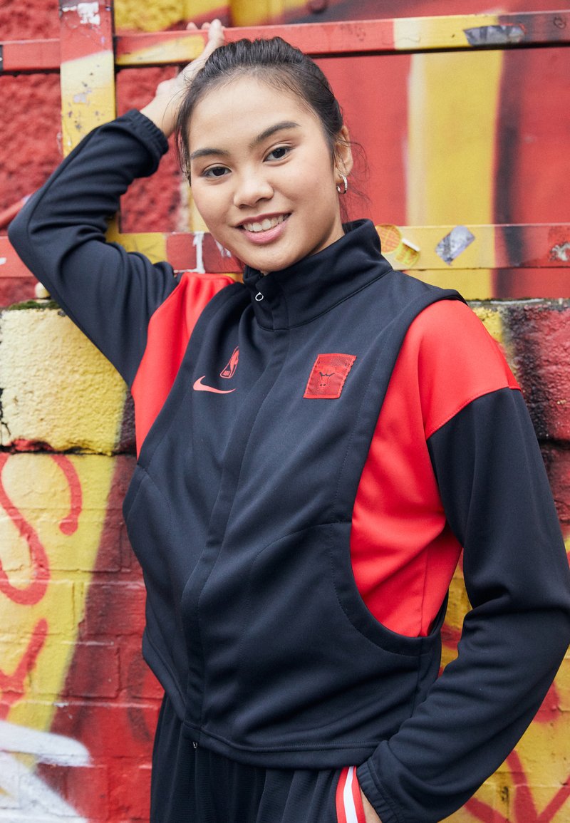 Nike Performance NBA CHICAGO BULLS JACKET Klubbklær black
