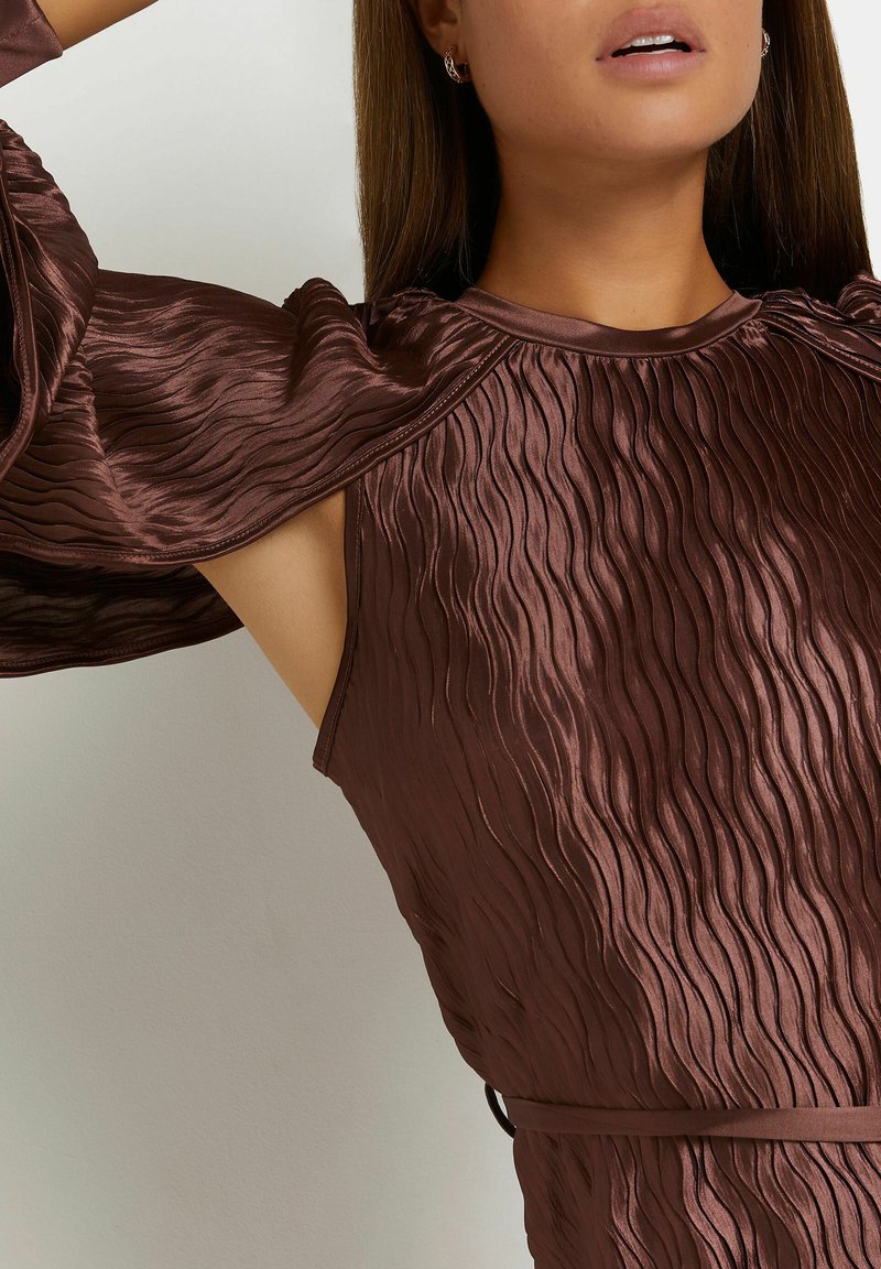 Damen Hemdblusen | River Island Bluse brown/braun - NV98154 Damen Hemdblusen | River Island Bluse brown/braun - NV98154