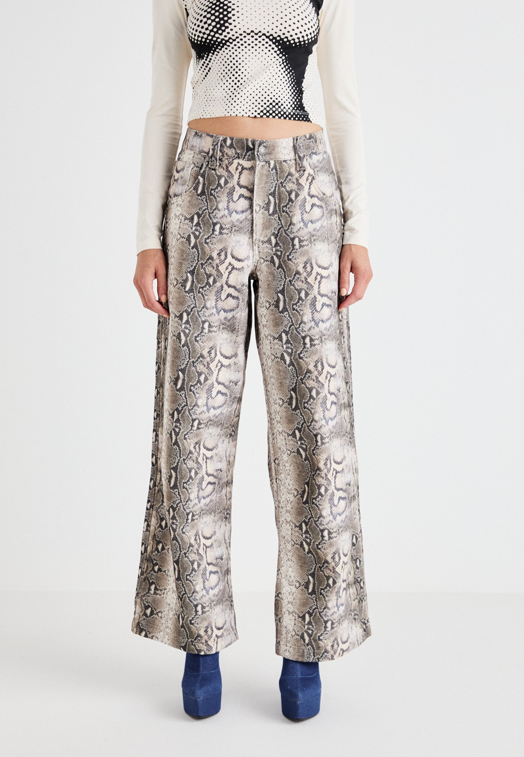 Jaded London COLOSSUS - Wide Leg - grey - Zalando.ie