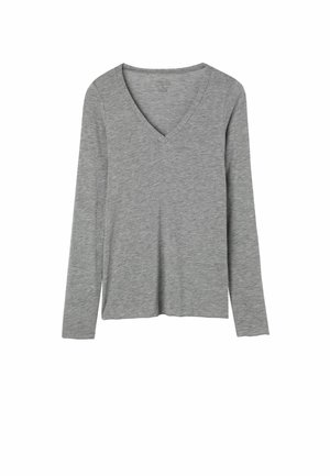 Intimissimi WARM EFFECT ULTRALIGHT - Long sleeved top - grau medium grey mel