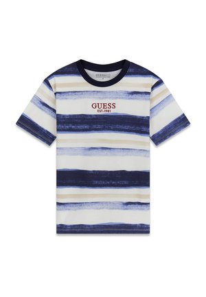 GESTREIFTES  - T-shirt imprimé - mehrfarbig, grundton blau