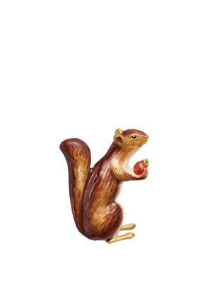 CHEEKY SQUIRREL - Brooch - gold coloured