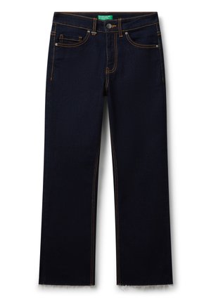 United Colors of Benetton CROPPED  - Flared Jeans - blue