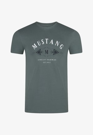 Mustang BASIC PRINT - T-shirt print - balsam green