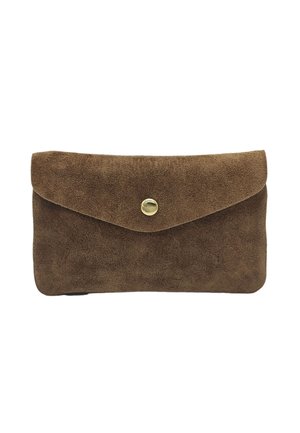 RABAT   - Portefeuille - nubuck chocolat
