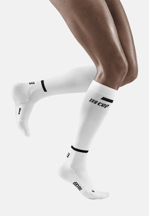 THE RUN COMPRESSION SOCKS KNEE-HIGH WOMEN - MADE IN GERMANY - Kniestrümpfe - white