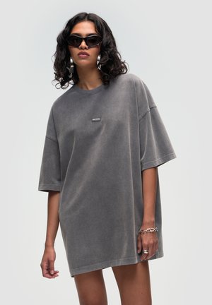 TERRA - Jerseykleid - gray vintage