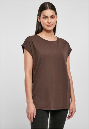 Urban Classics EXTENDED SHOULDER TEE - Basic T-shirt - brown