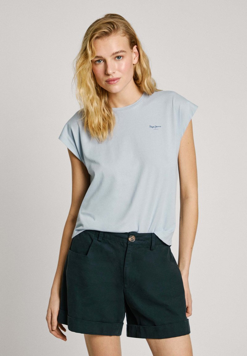 Pepe Jeans - BLOOMA - Paprasti marškinėliai - dazed blue, Padidinti