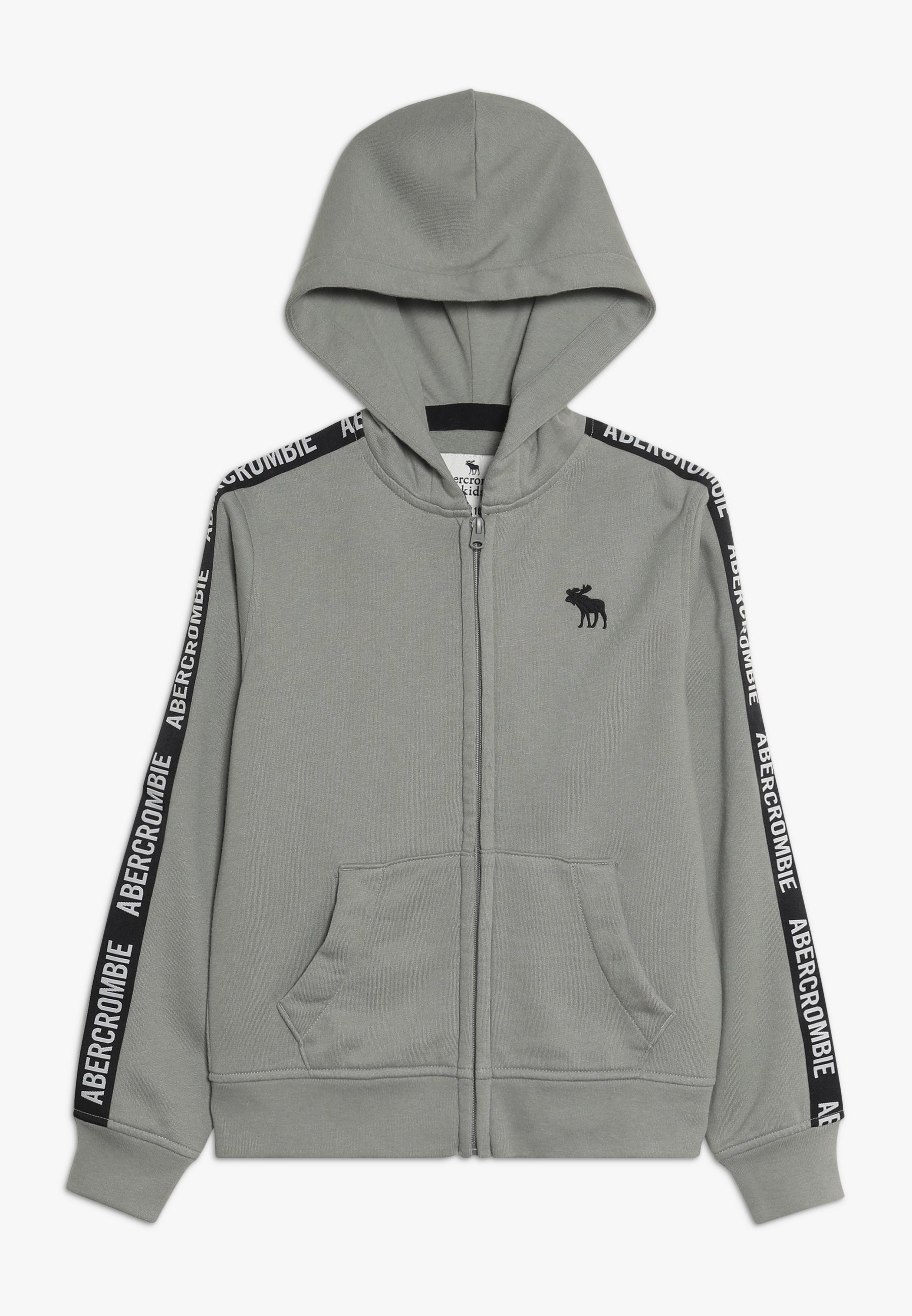 abercrombie logo tape hoodie