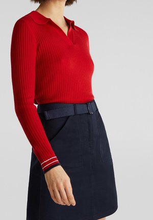 Poloshirt - dark red