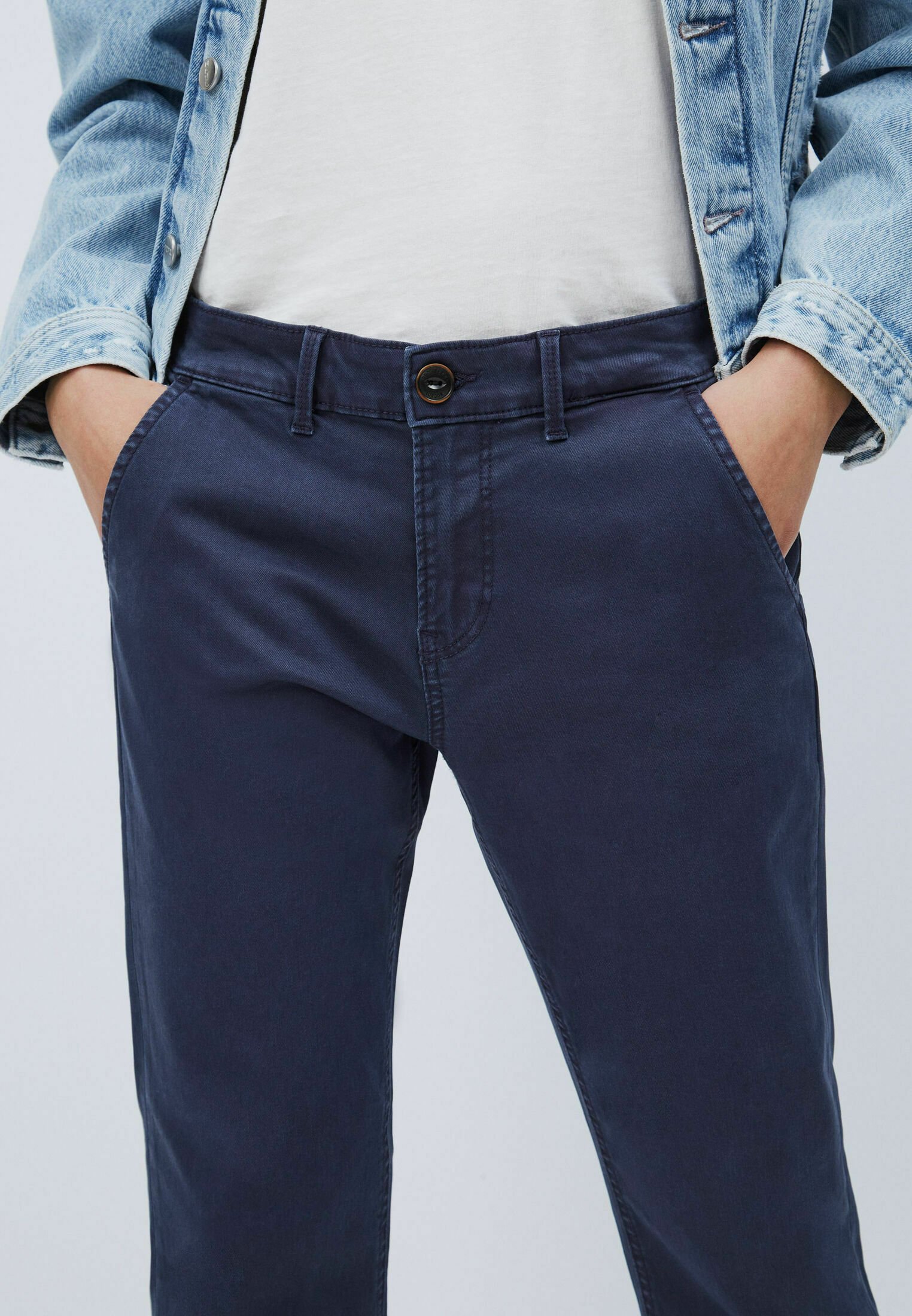 Pepe Jeans London Femme Pantalons | Pantalon Coupe Slim Maura Squash Orange  ~ Bonustemps