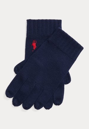 SIGNATURE PONY WOOL GLOVES - Fingerhandschuh - navy