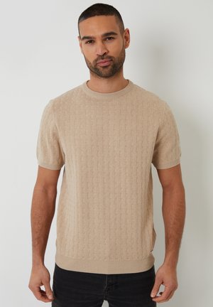 Threadbare LYMAN - T-shirt basic - beige