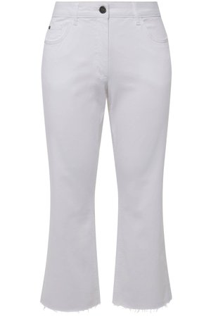Angel of Style, 7/8 CLAIRE STRETCHKOMFORT GESCHNITTENER SAUM 5-POCKET - Vaqueros slim fit - snow white
