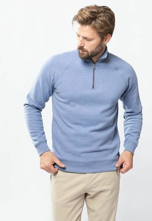 MIT REISSVERSCHLUSS - Sweatshirt - blau