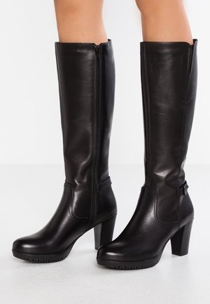Tamaris Botas con plataforma - black