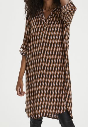 Blusenkleid - brown