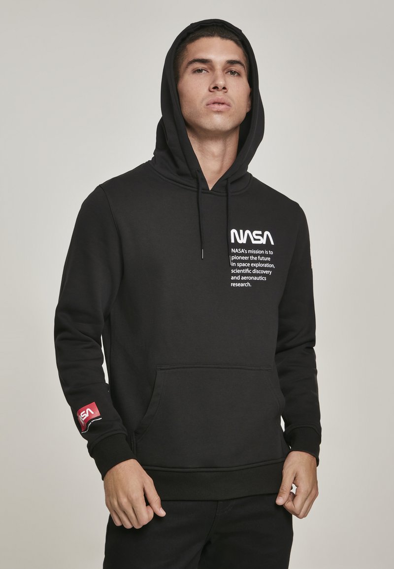 Mister Tee Mt1168-NASA Definition Hoody Men's Hooded Sweatshirt, Black