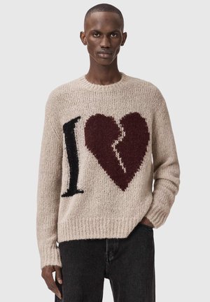 LOVER CREW - Strickpullover - pebble brown