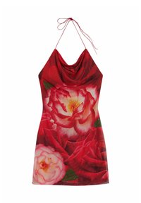 Robe Desigual Femme Rouge - Taille S - Microfibre - Sans Manches - Neuve Avec étiquettes