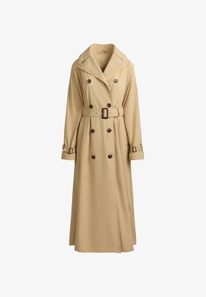 OYSHO, EXTRA LIGHTWEIGHT 10K WATERPROOF LONG JACKET - Trenchcoat - camel