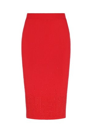 faina, Bleistiftrock - red