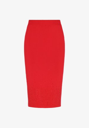 faina, Bleistiftrock - red