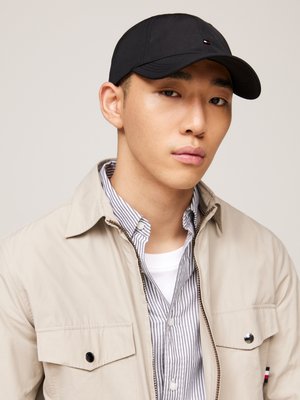 Tommy Hilfiger FLAG 6 PANEL UNISEX - Kapa - black