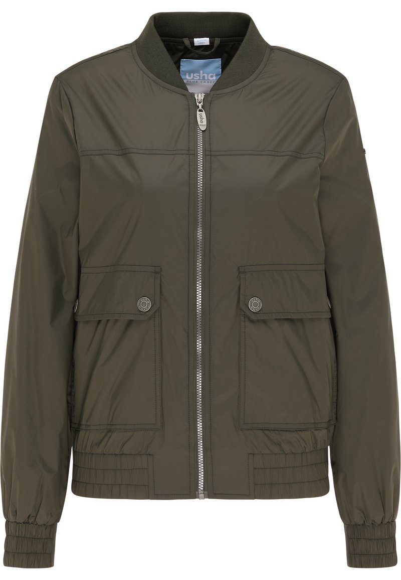 usha Bomberjacks donkergroen