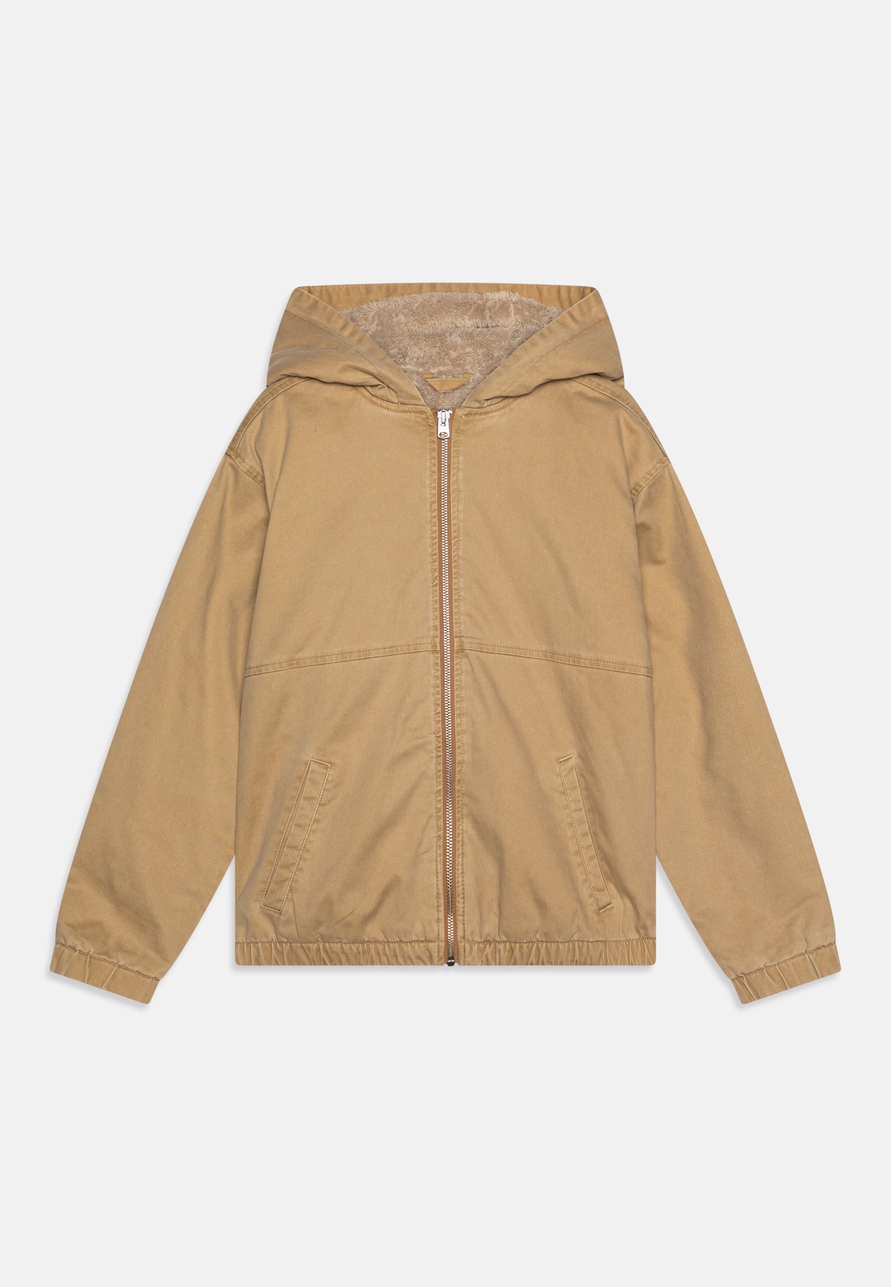 Abercrombie Fitch HOODED WORKWEAR Winter jacket tan/green