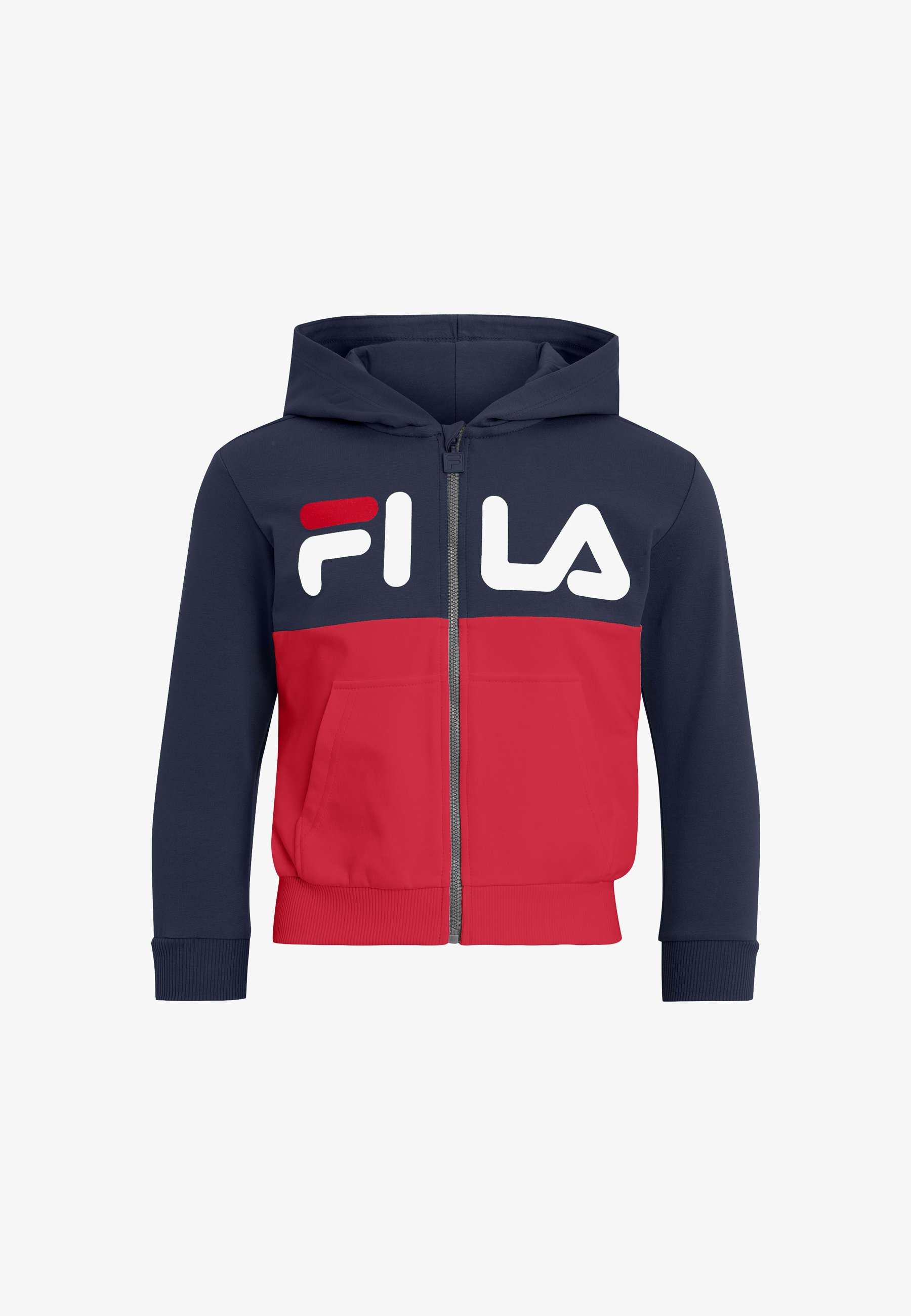 Fila LONAY Sweat zippé black iris true red/bleu ZALANDO