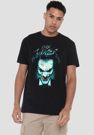 Cotton Soul, BATMAN THE JOKER AIRBRUSH - Print T-shirt - black