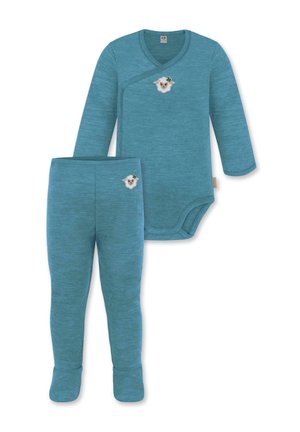 WICKEL LANGARM KAITAIA UND DALE SET - Unterhose lang - blau