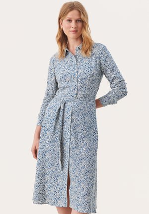 SHELBY  - Vestido camisero - blue opal mini print