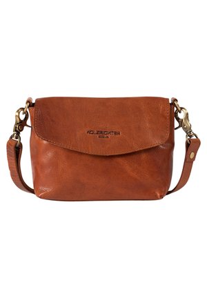 Cross body bag - cognac