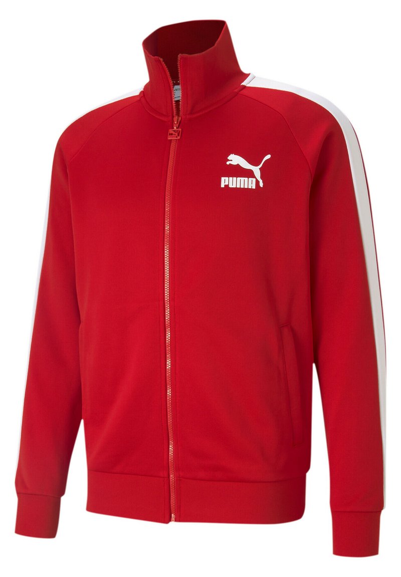 Puma ICONIC T7 PT Sweat zippé high risk red/rouge