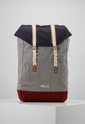 MELA - Tagesrucksack - blau/grau/rot