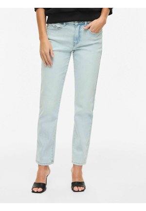 VIALICE MID-WAIST - Liibuvad teksad - light blue denim