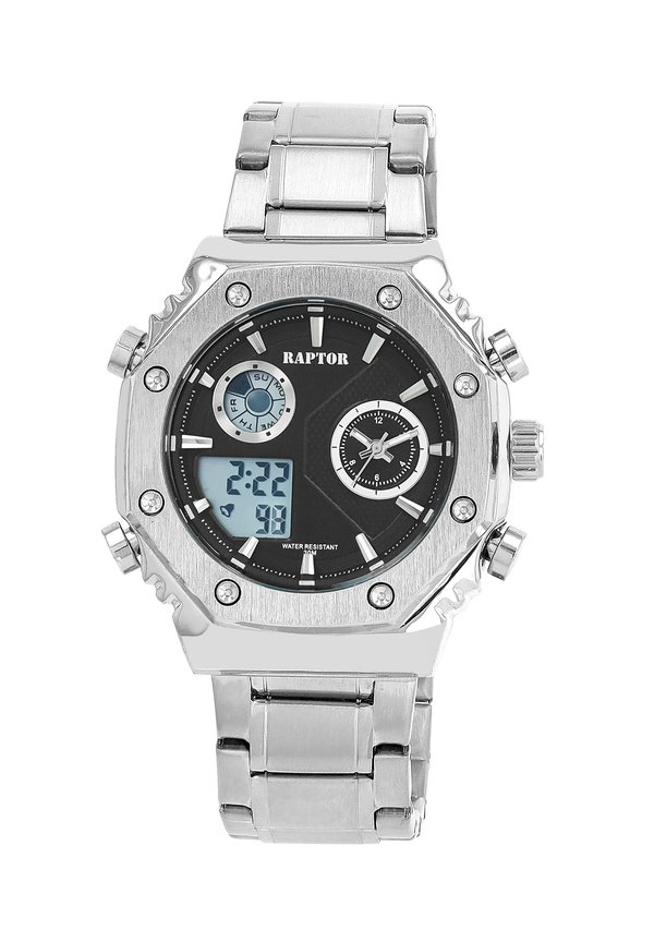 Digitaluhr - silberfarbig