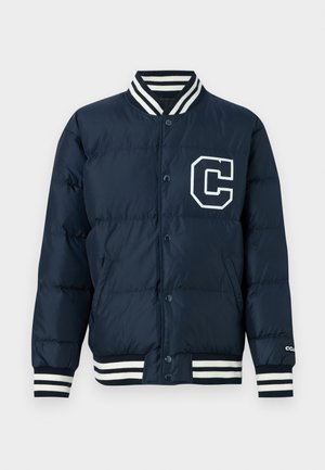 COACH VARSITY JACKET - Chaqueta de plumas - navy blue