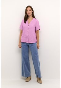 Cream CRBELLIS SHORT SLEEVE - Blúzka - cyclamen