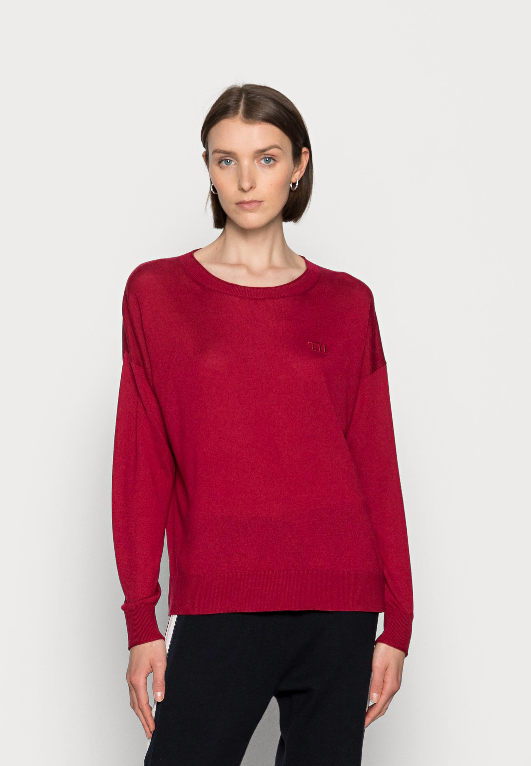 tommy jeans jumper red