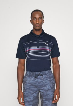 MATTR CANYON - Sports T-shirt - navy blazer/lavendar pop