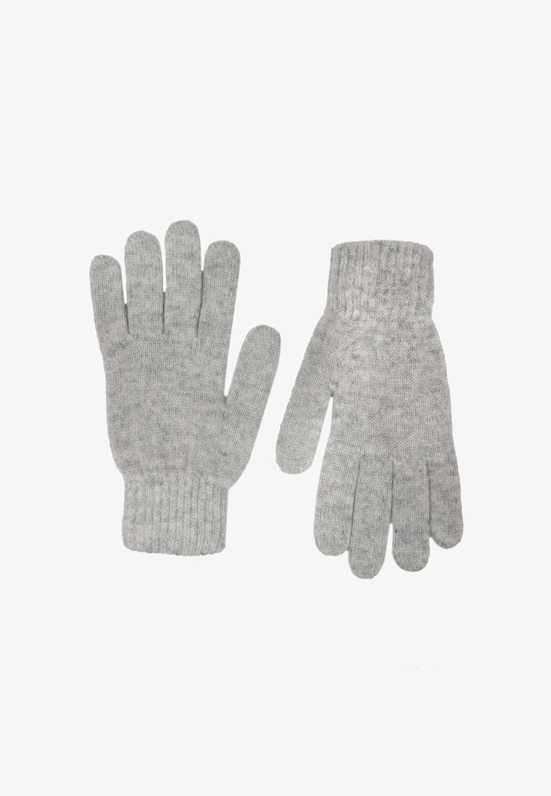 Zwillingsherz Handschoenen - hellgrau