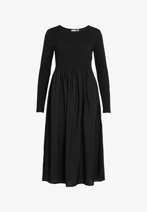 VILA VISTINE LANGÄRMELIGES - Robe de jour - black