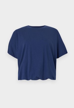 JDY, JDYREX BUBBLE HEM - Βασικό μπλουζάκι - medieval blue