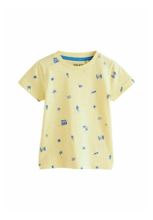Next ALL OVER SHORT SLEEVE - REGULAR FIT - T-Shirt print - yellow