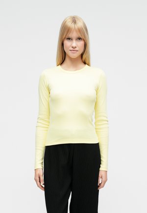 VMCHLOE SHORT - Top dugih rukava - lemon meringue
